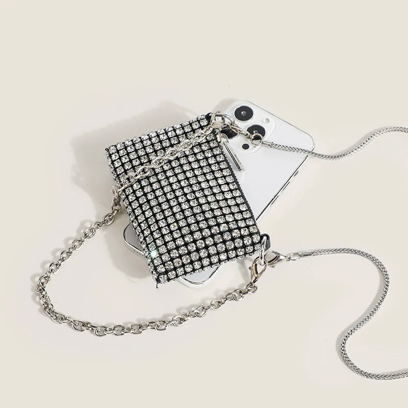 תיק מיני משובץ