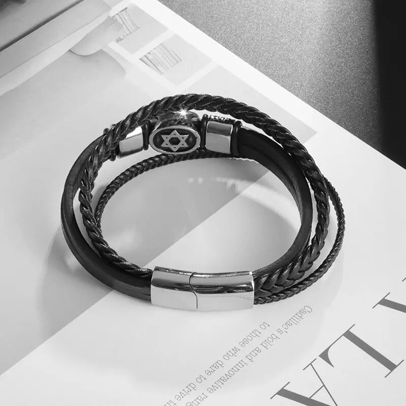 צמיד מגן דוד כפול