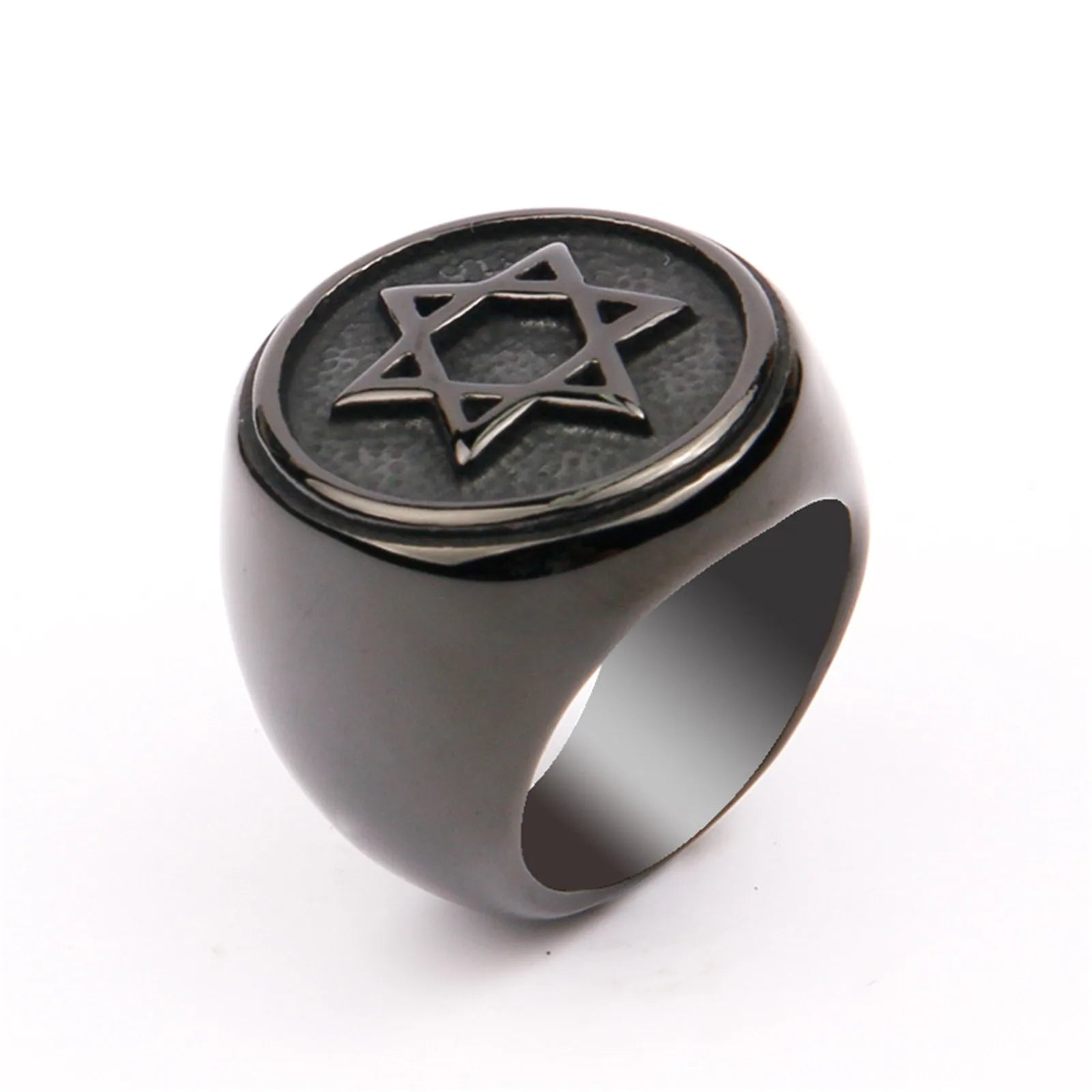 טבעת מגן דוד עבה