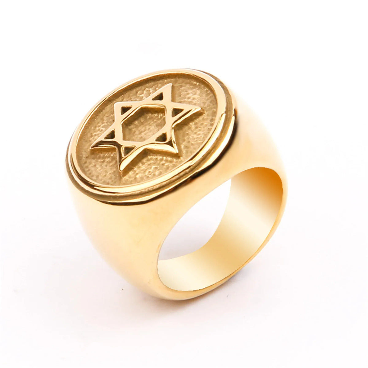 טבעת מגן דוד עבה