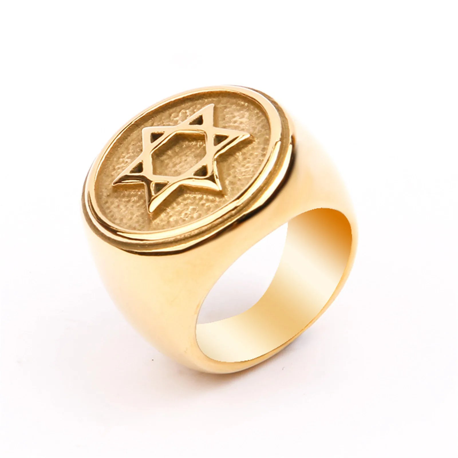 טבעת מגן דוד עבה