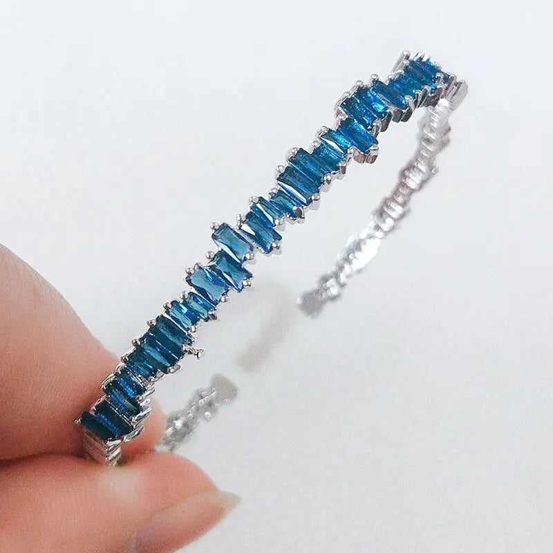 צמיד משובץ צבעוני